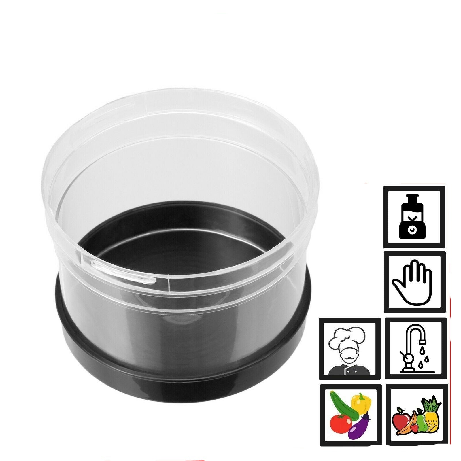 Multi-Function Vegetable Chopper & Slicer – Manual Onion Cutter, Peeler & Food Dicer Tool