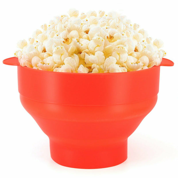 Microwave Silicone, Collapsible Popcorn Popper Maker