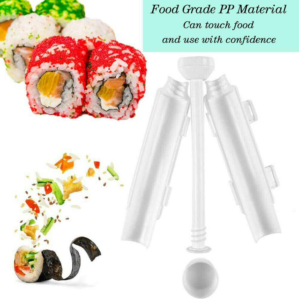 Sushi Maker Made Camp kit Bazooka easy rolls roller Chef / Maki Maker / Sushi  Roller