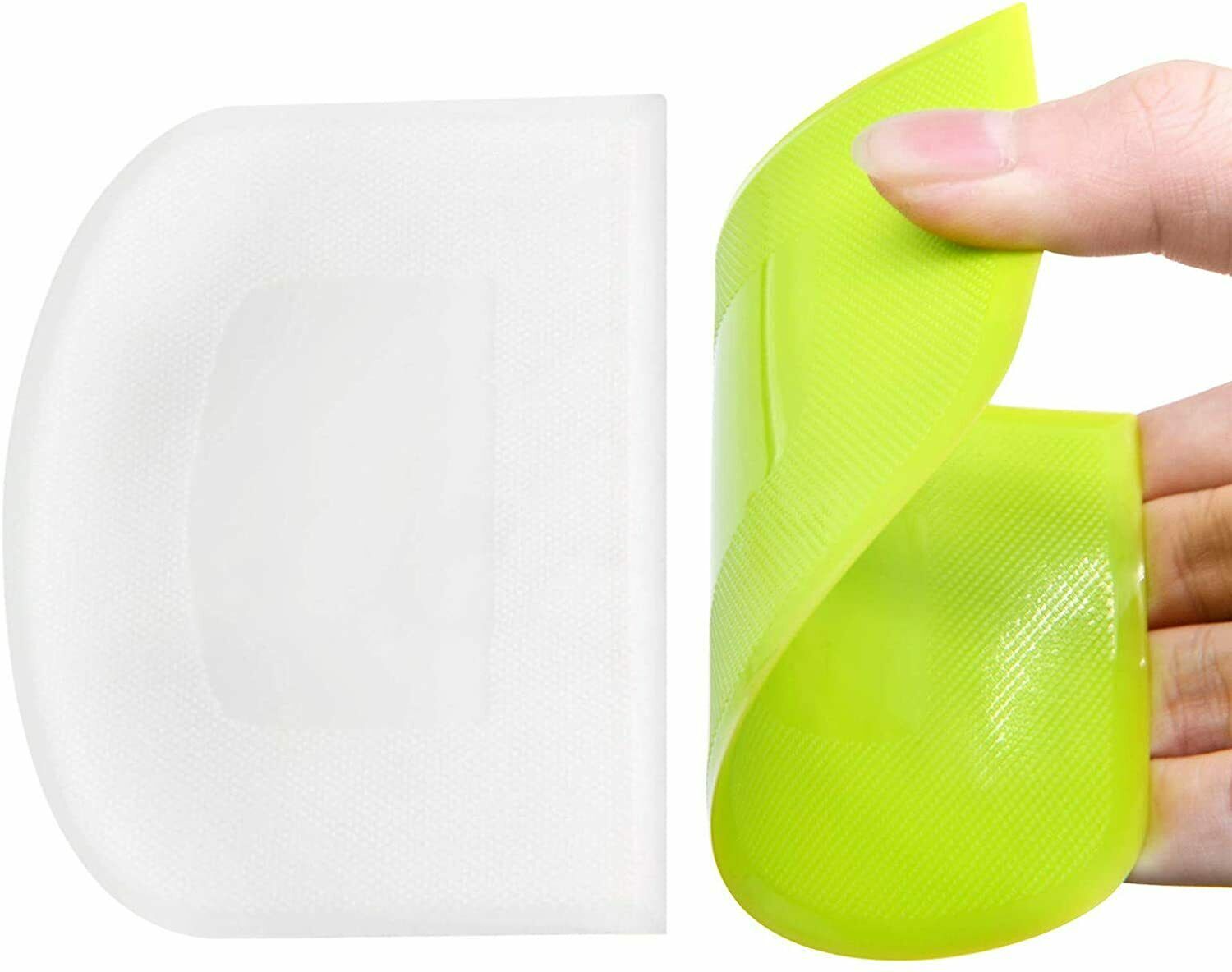 2 PCS Plastic Dough, Bowl,  Bench Scraper