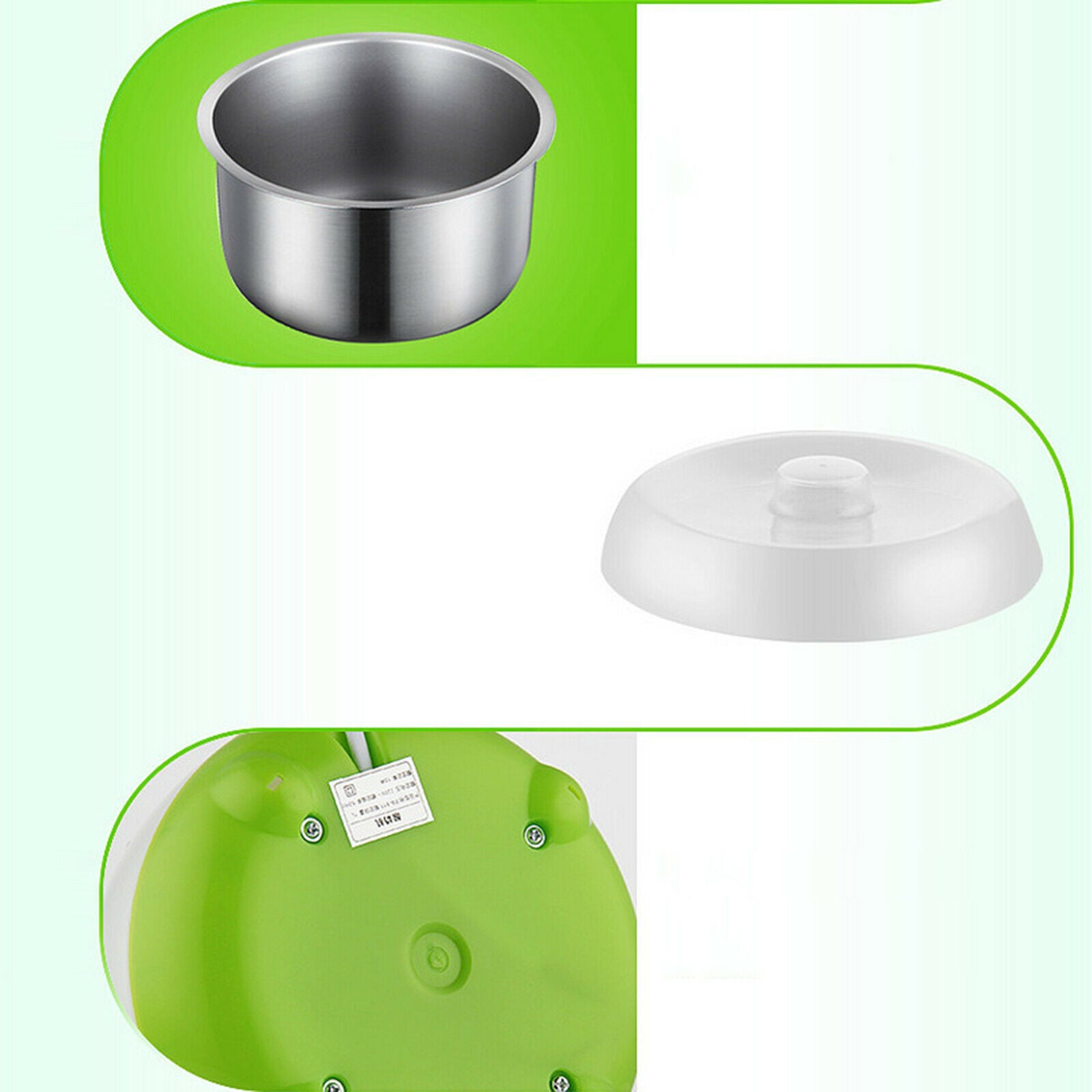 1L Automatic Yogurt Maker Machine – Stainless Steel Greek Yogurt Maker with Temperature Control