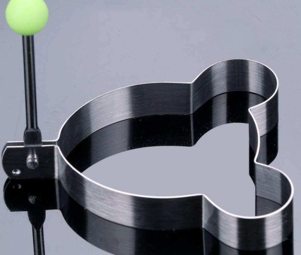 5-Piece Nonstick Egg Ring Mold Set – Stainless Steel Pancake & Breakfast Sandwich Cooker