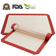 3-Pack Silicone, Nonstick, Heat Resistant, Baking Oven Mats
