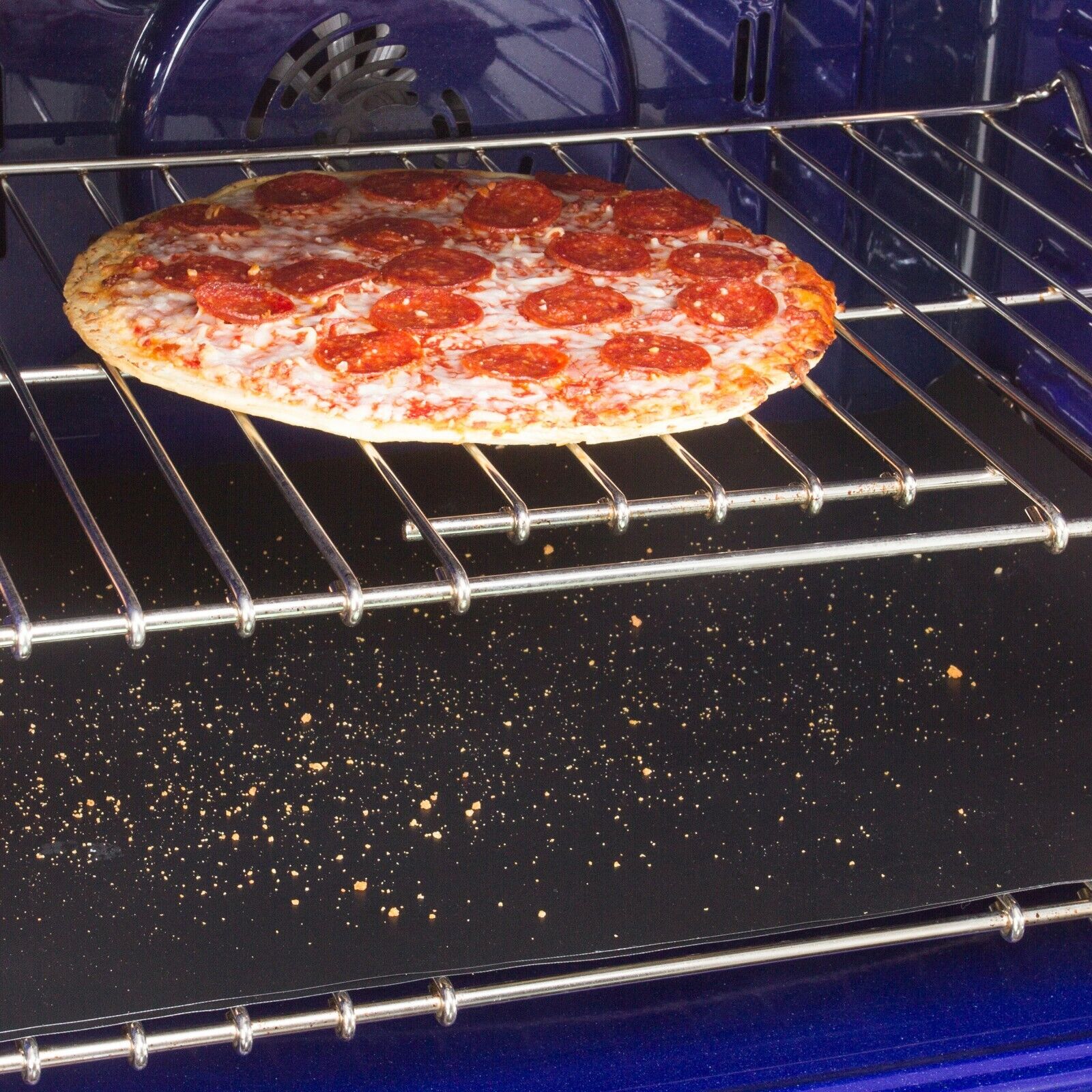 2-Pack Heavy Duty Nonstick Oven Liners – Reusable BPA Free Oven Mat & Spill Protector