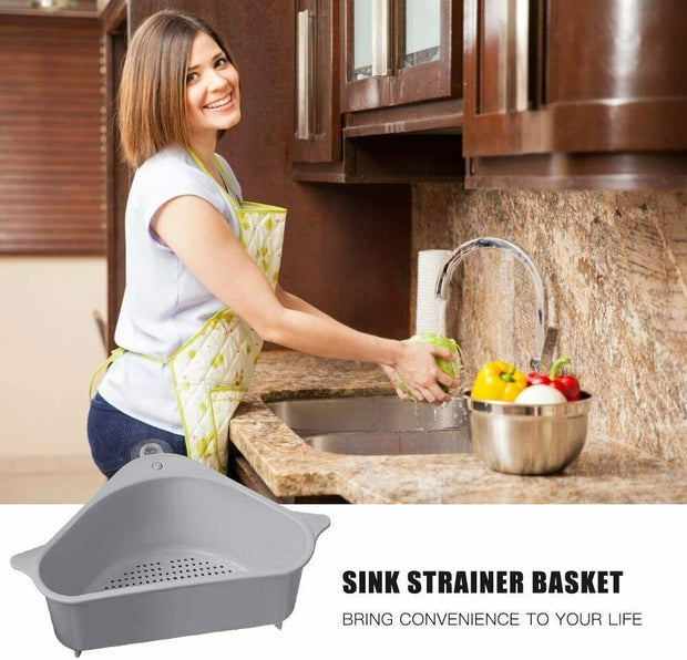 2PC Sink Drain Filter, Sponge Storage, Strainer, Basket And Organizer