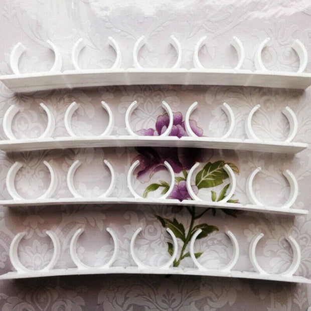 Kitchen Storage Rack, 20 pcs Cabinet Door Wall Mount Spice Holder