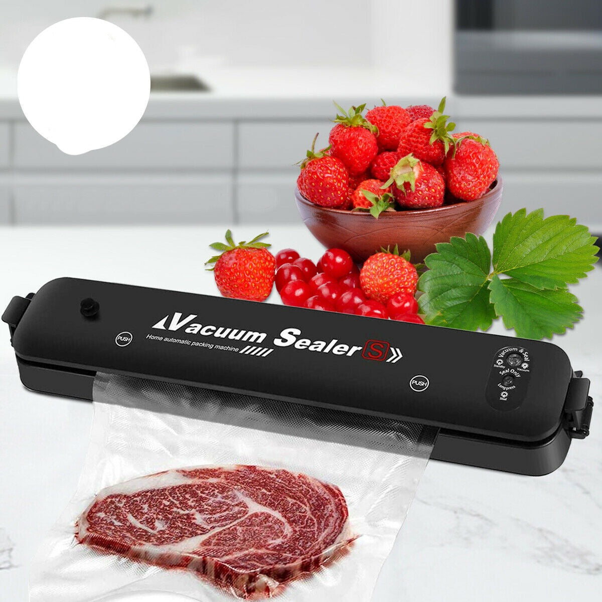 Automatic Vacuum Sealer Machine – Food Saver Sealing System with Vacuum Seal Bags