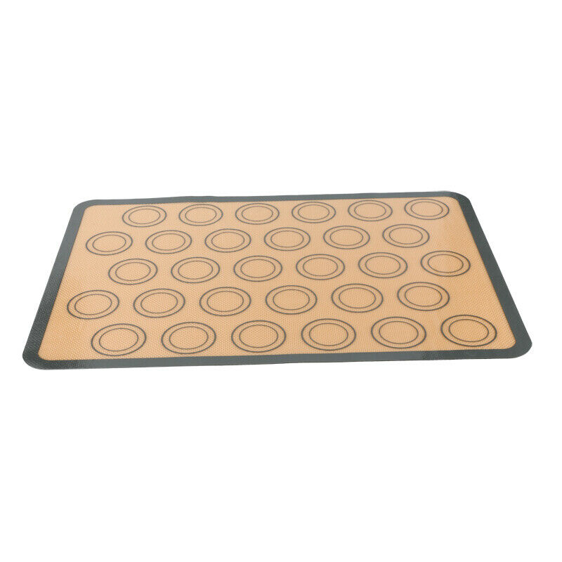 2-Pack Silicone Macaron Baking Mats – 30-Cavity Nonstick Pastry & Cookie Sheet Liners