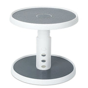 2 Tier Lazy Susan 360° Turntable, 10 inch, Adjustable Kitchen Spice Organizer Rack