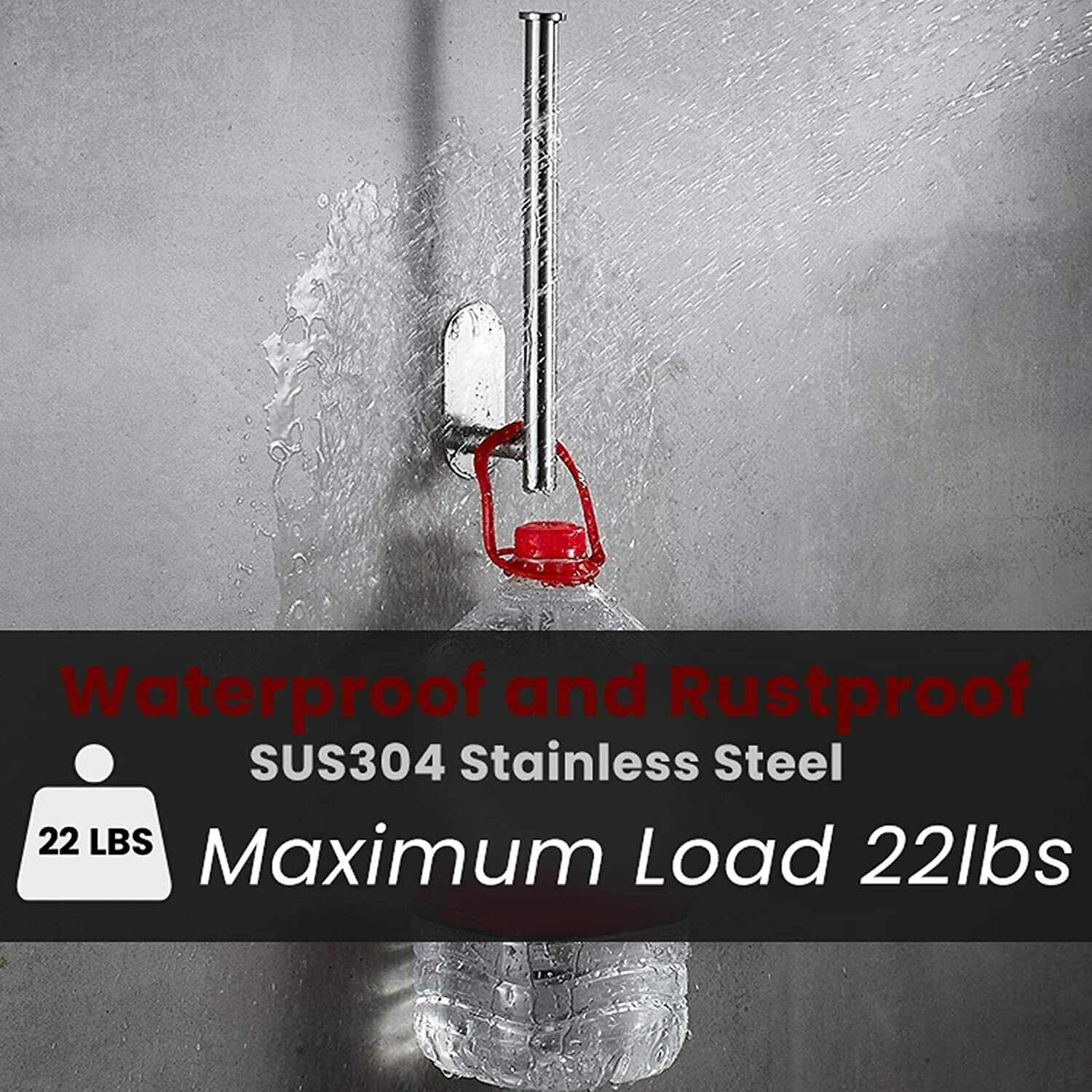 Self Adhesive Paper Towel Holder – Stainless Steel Under Cabinet Kitchen Roll Rack