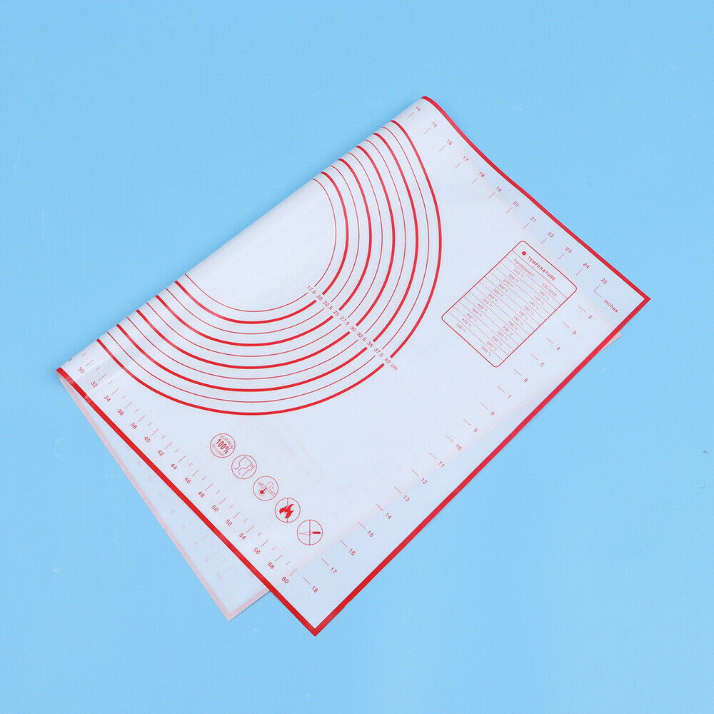 Extra Large Silicone Baking Mat with Measurements – Non Stick Pastry Dough Rolling Mat 20” x 28