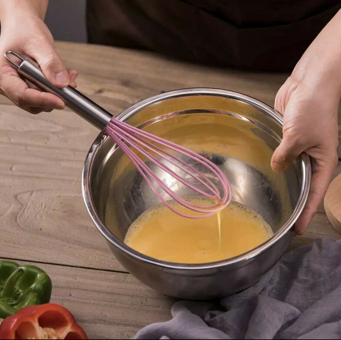 5-Piece Silicone Spatula Set – Heat Resistant Nonstick Kitchen & Baking Utensils