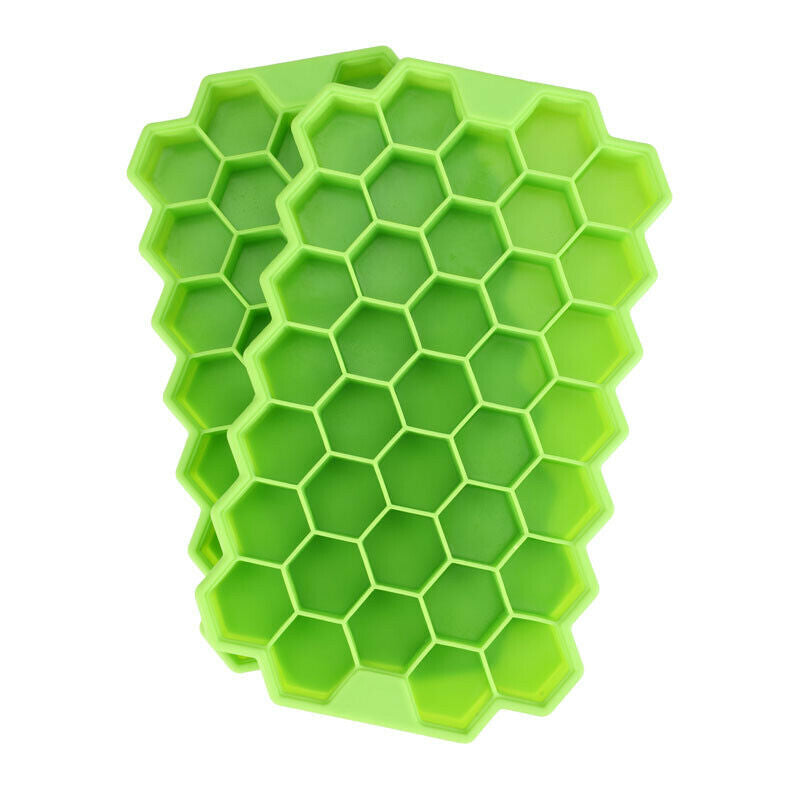 74 Case Silicone Ice Cube Tray With Lids 2-Pack