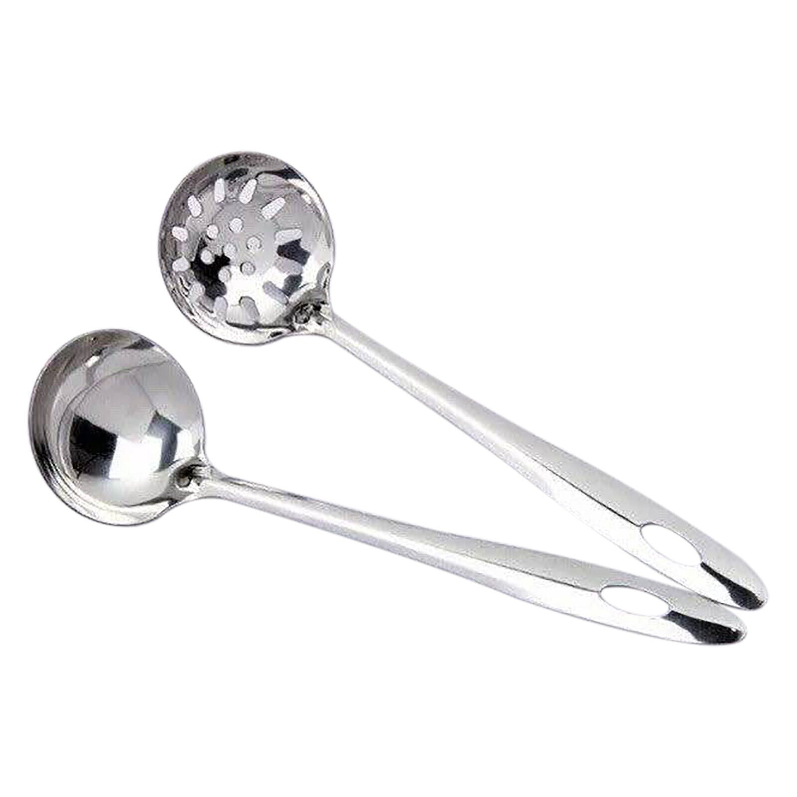 Stainless Steel Shabu Shabu Hot Pot with Divider, Lid & Ladles