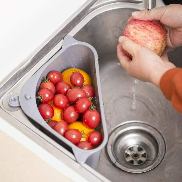 2PC Sink Drain Filter, Sponge Storage, Strainer, Basket And Organizer