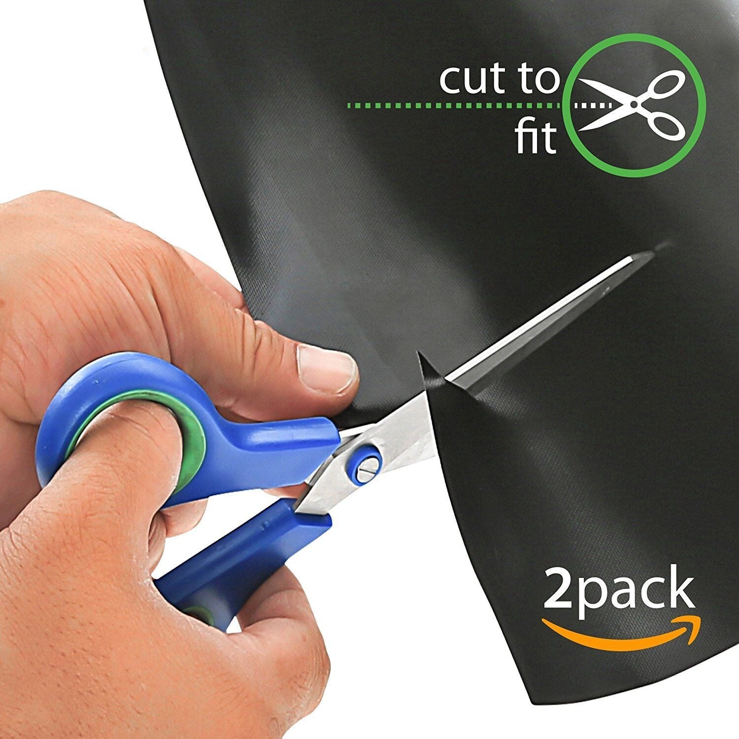 2-Pack Heavy Duty Nonstick Oven Liners – Reusable BPA Free Oven Mat & Spill Protector