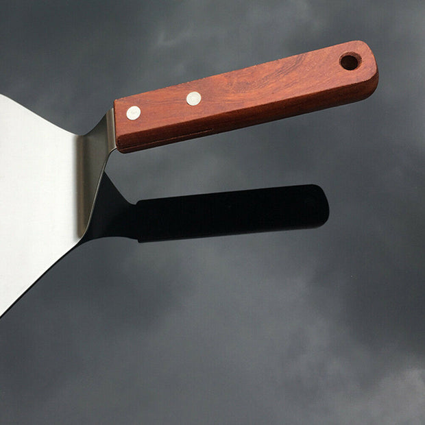 13inch Long Wooden Handle Stainless Steel Cake And Pizza Peel