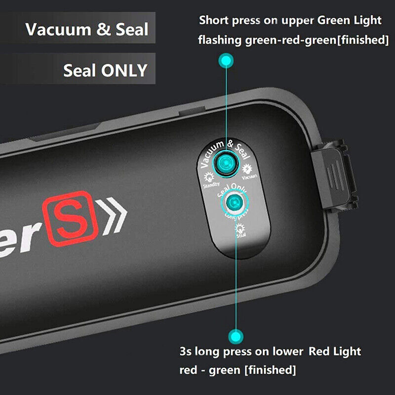 Automatic Vacuum Sealer Machine – Food Saver Sealing System with Vacuum Seal Bags