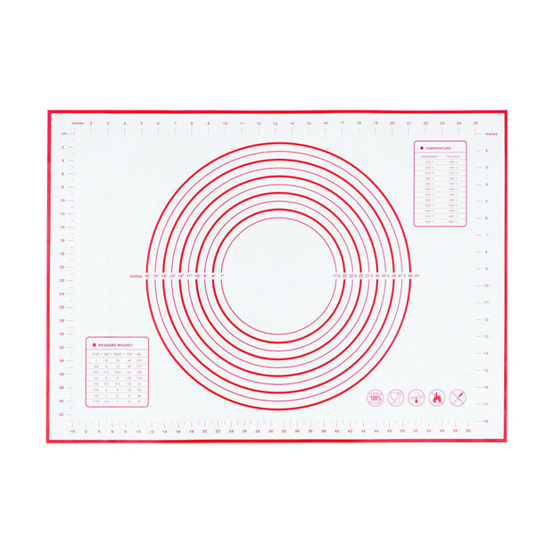 Extra Large 20" x 28" Non Stick Silicone Baking Mat with Measurements