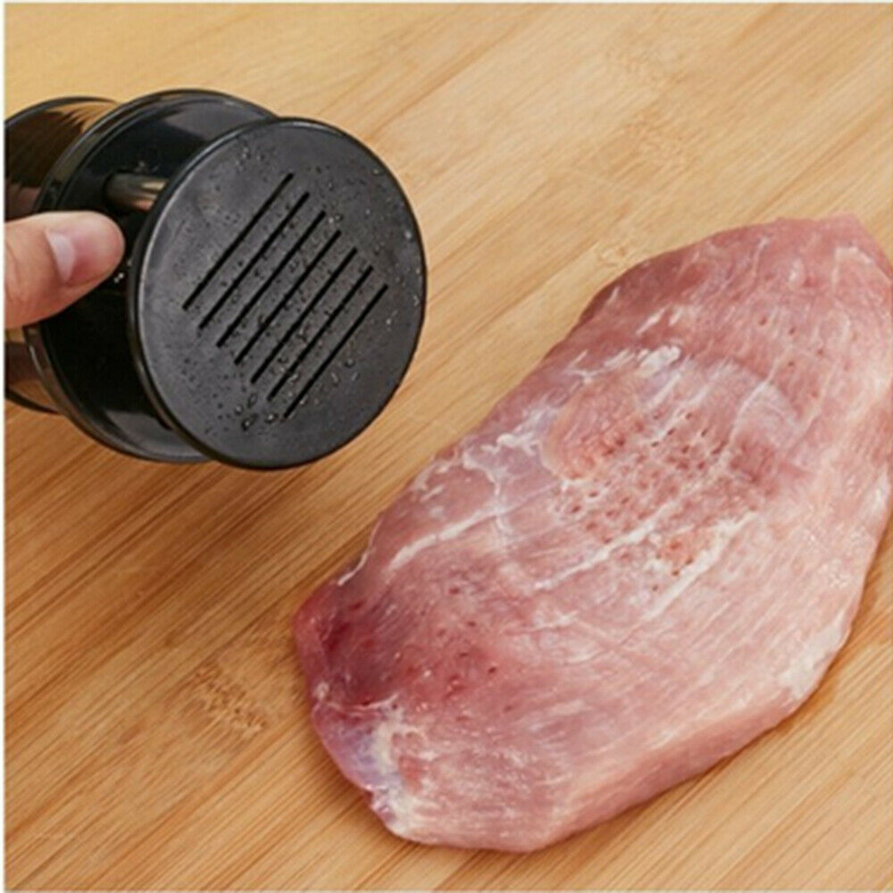 56-Blade Stainless Steel Meat Tenderizer Tool – Heavy Duty Needle Tenderizer for Steak, Beef & Chicken