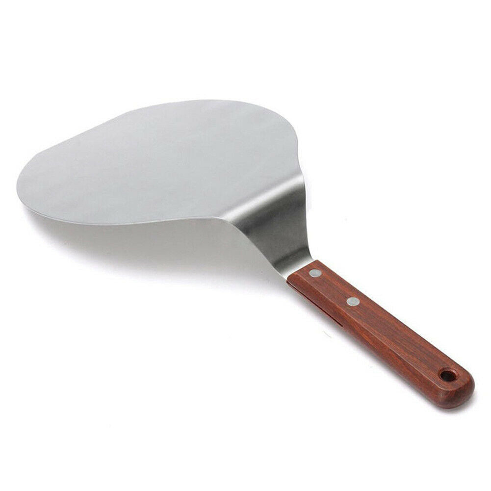 13 Inch Long Wooden Handle Stainless Steel Cake And Pizza Peel