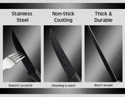 Professional Stainless Steel Knife Set of 8 Steak Sharp Chef Knives