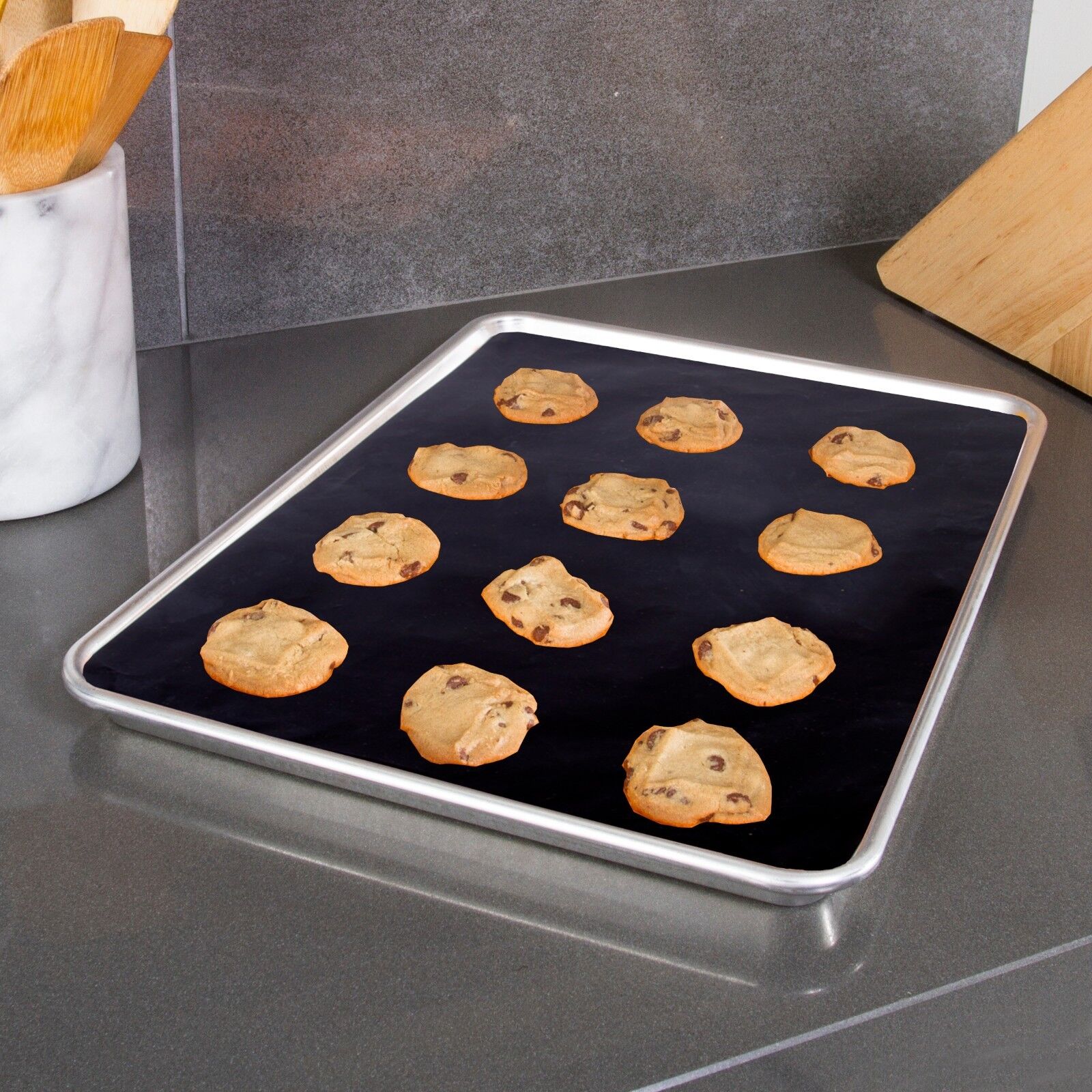 2-Pack Heavy Duty Nonstick Oven Liners – Reusable BPA Free Oven Mat & Spill Protector