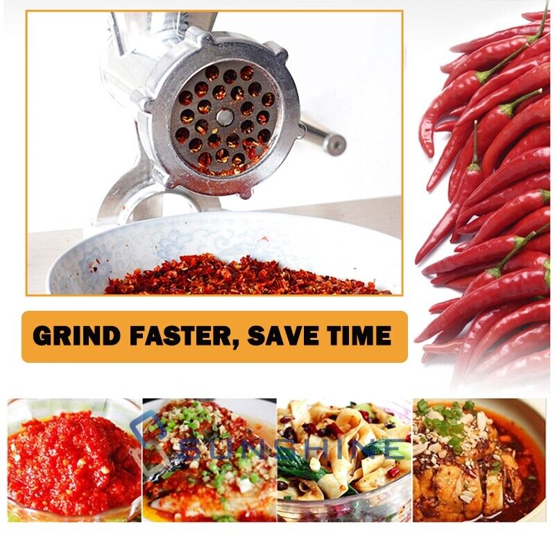 Heavy Duty Manual Meat Grinder & Sausage Stuffer – Hand Crank Meat Mincer Machine for Home Kitchen