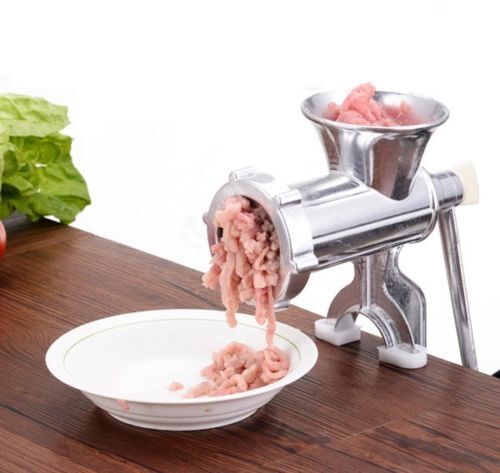 Heavy Duty Manual Meat Grinder & Sausage Stuffer – Hand Crank Meat Mincer Machine for Home Kitchen