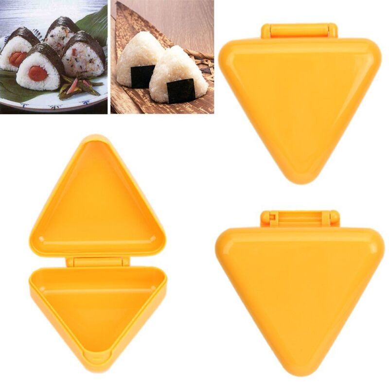3 pcs Triangle Sushi Mold Onigiri Rice Ball Bento