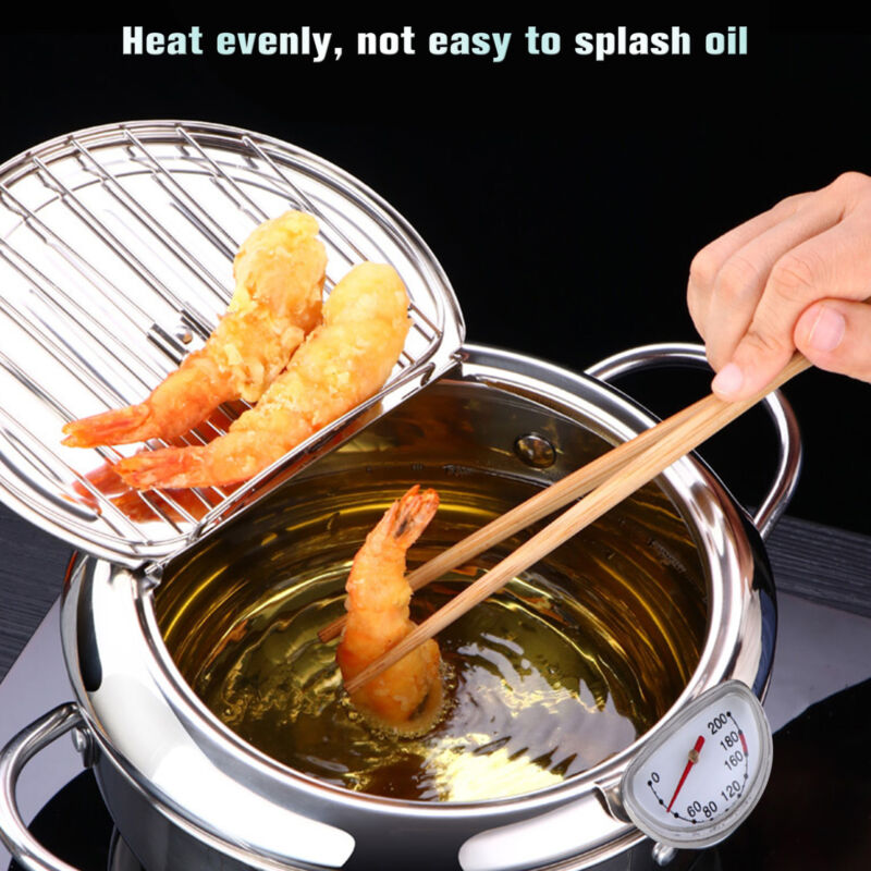 Stainless Steel Fryer, Kitchen Thermometer, Oil Thermometer, Oil