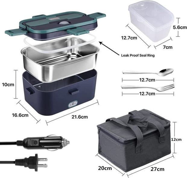 1.8L Electric Portable Food Heating Lunch Box