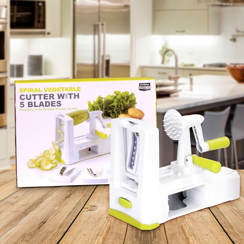 5 Blade Spiralizer, Slicer,Spaghetti Maker