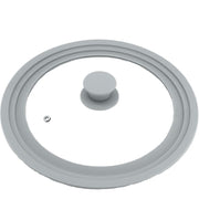 Universal Lid for Pots Pans Skillets, Glass with Silicone Rim 9-11 inch Cookware