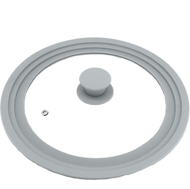 Universal Lid for Pots Pans Skillets, Glass with Silicone Rim 9-11 inch Cookware