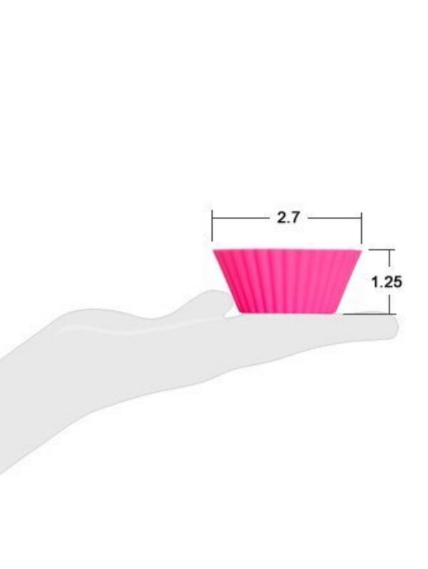 12-Pack Silicone Cupcake Liners – Reusable Nonstick Muffin Baking Cups