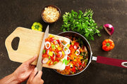 Nonstick Cookware Saucepan Set 1 Quart and 2 Quart with Glass Lid