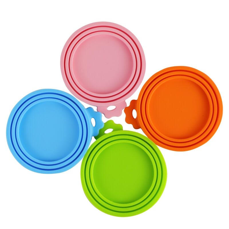 4 pcs Can Silicone Universal Covers