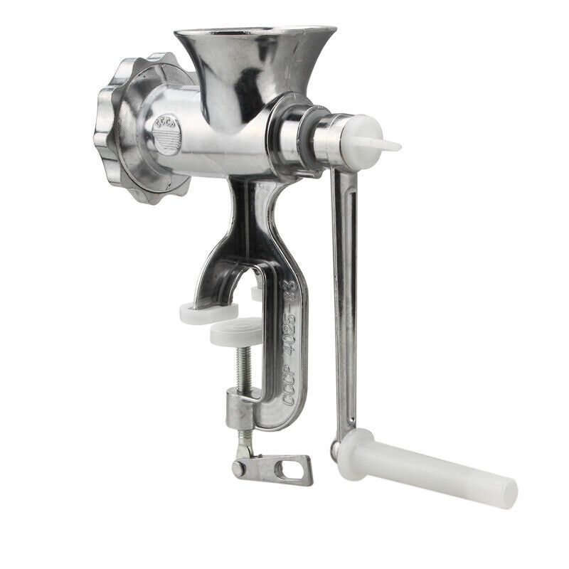 Heavy Duty Manual Meat Grinder & Sausage Stuffer – Hand Crank Meat Mincer Machine for Home Kitchen
