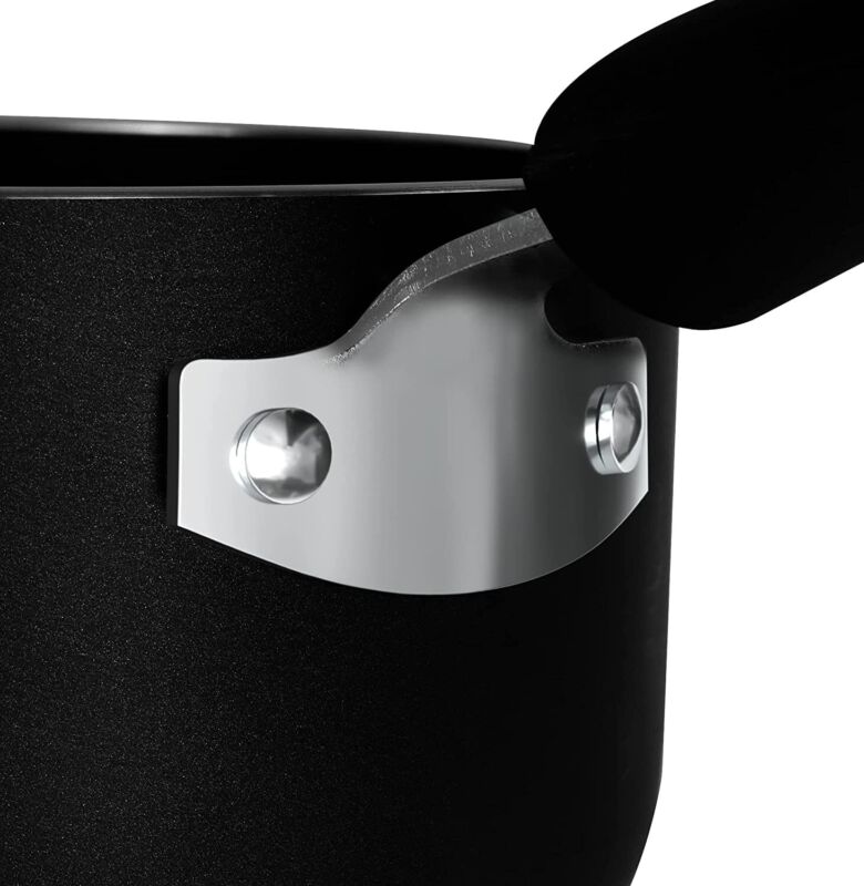 Nonstick Cookware Saucepan Set 1 Quart and 2 Quart with Glass Lid