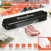 Automatic Vacuum Sealer Machine, Food Preservation With Seal Bags