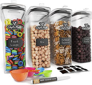 4L Large Airtight Storage Container Set With Durable Lids